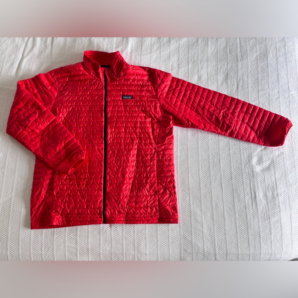 PATAGONIA Men’s Lightweight puffer jacket, Red, XXL